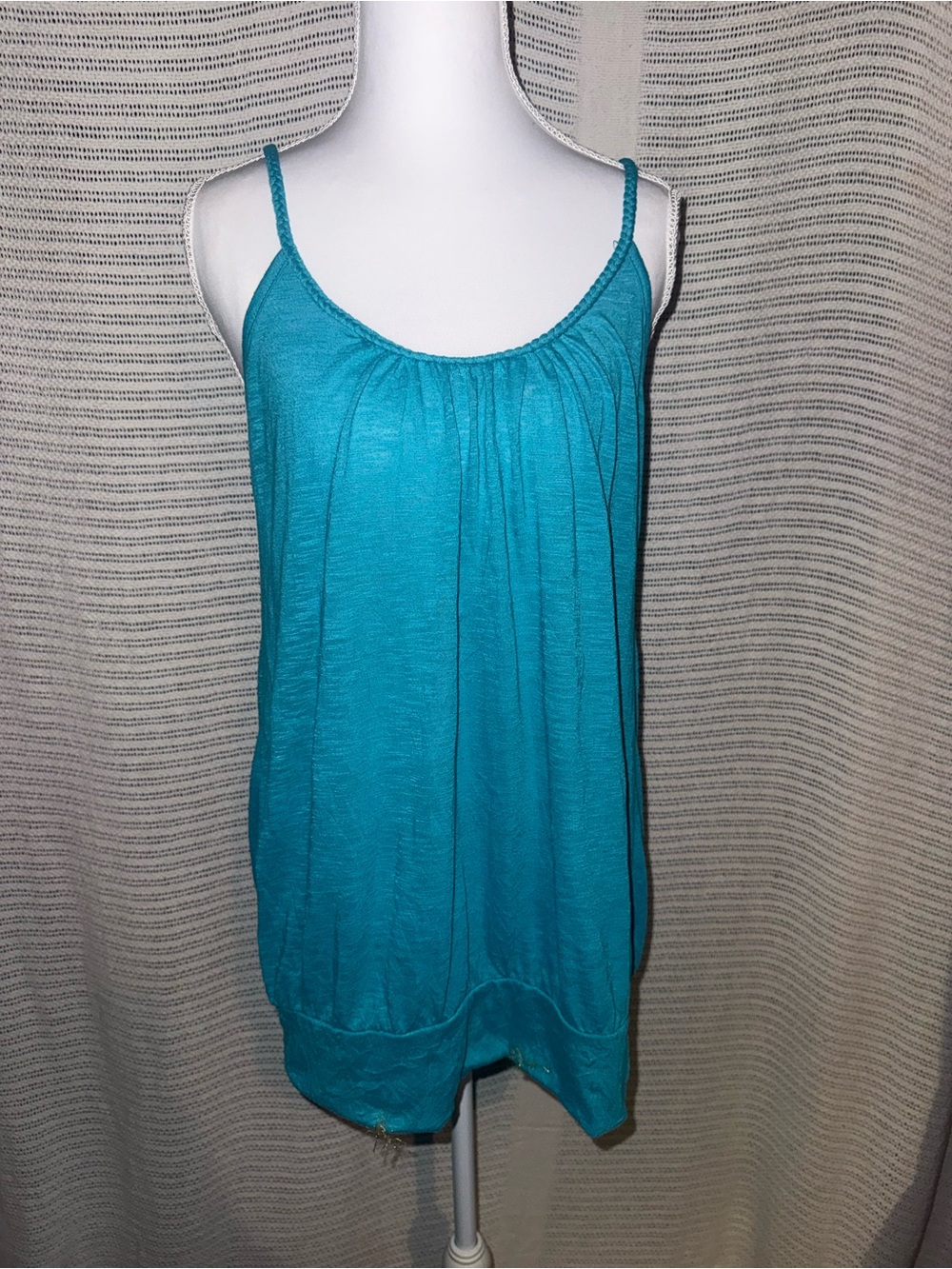 No Boundaries Teal Spaghetti-Strap Camisole